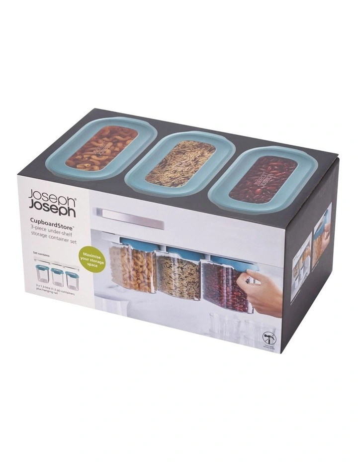 Joseph Joseph CupboardStore 3 Piece 1.3L Food Storage Set Dark Opal