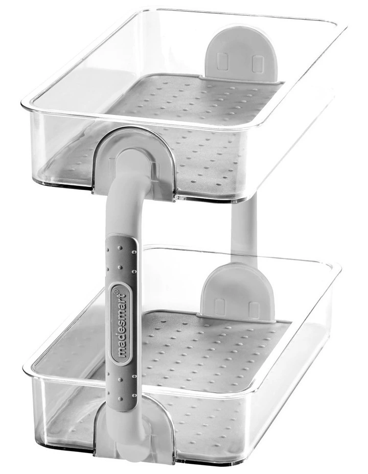 Madesmart Clear 2-Tier Spice Organiser 26.4 X 12.6 X 18.3cm