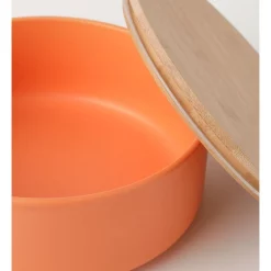 Vue Speckles Lidded Bowl Large With Bamboo Lid Orange 9.5cm -ChefX Shop unnamed file 1040