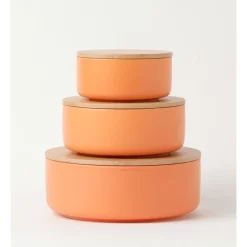 Vue Speckles Lidded Bowl Large With Bamboo Lid Orange 9.5cm -ChefX Shop unnamed file 1041