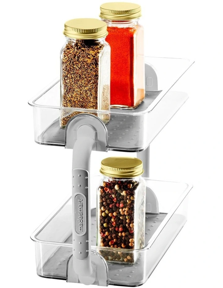 Madesmart Clear 2-Tier Spice Organiser 26.4 X 12.6 X 18.3cm - Image 2