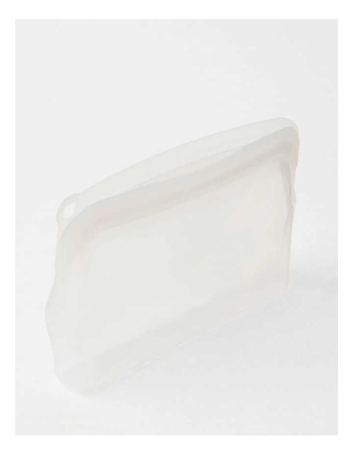 Vue Silicone Ziplock Storage Bag 330ml In Clear - Image 3