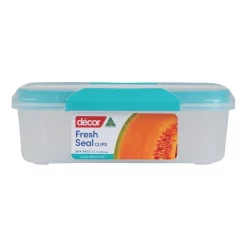 Decor 2L Fresh Oblong Seal Clips/Teal