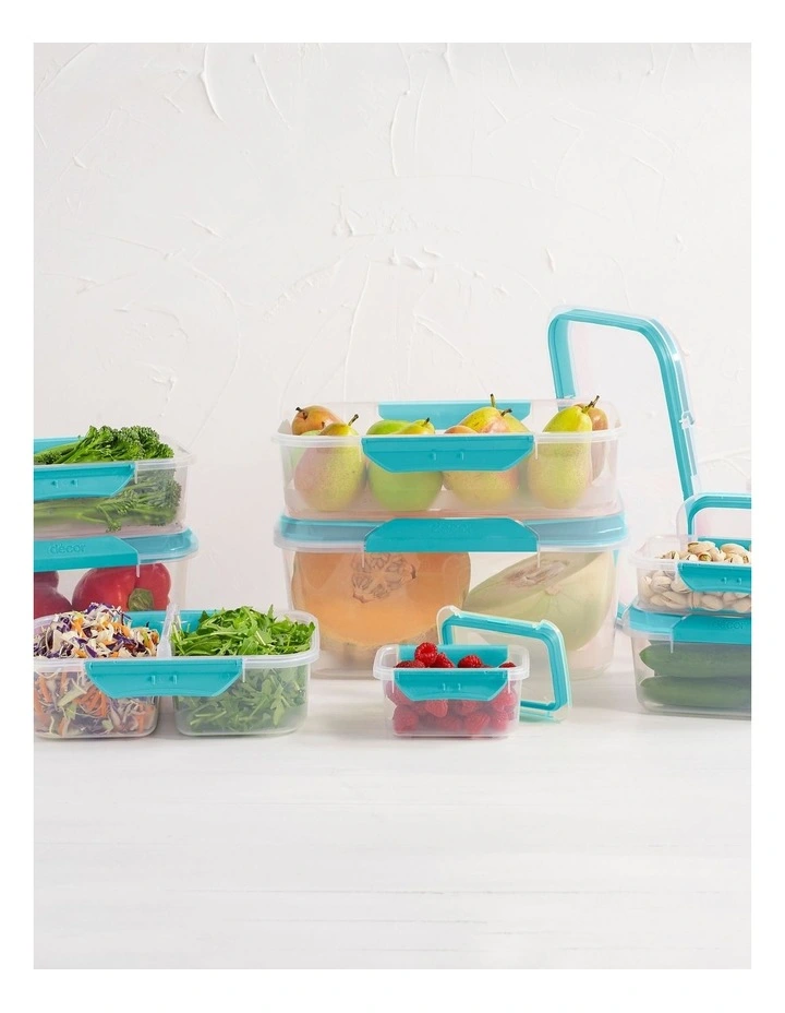 Decor 2L Fresh Oblong Seal Clips/Teal - Image 3