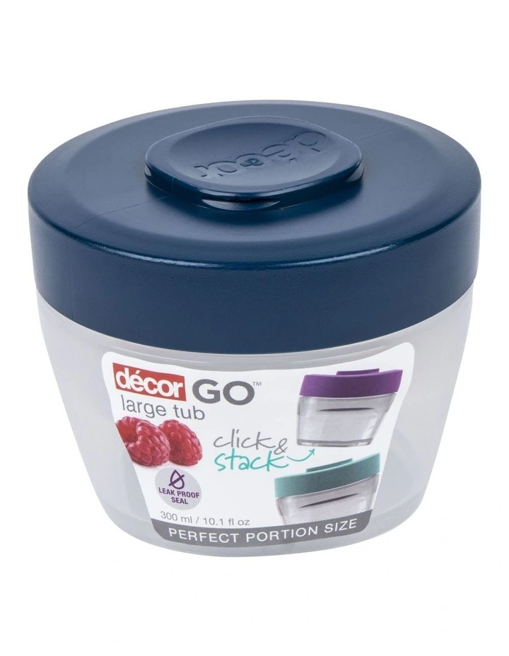 Decor Go Snack Tub Large Round 300ml Assorted 1 Decor Go Snack Tub Large Round 300ml Assorted