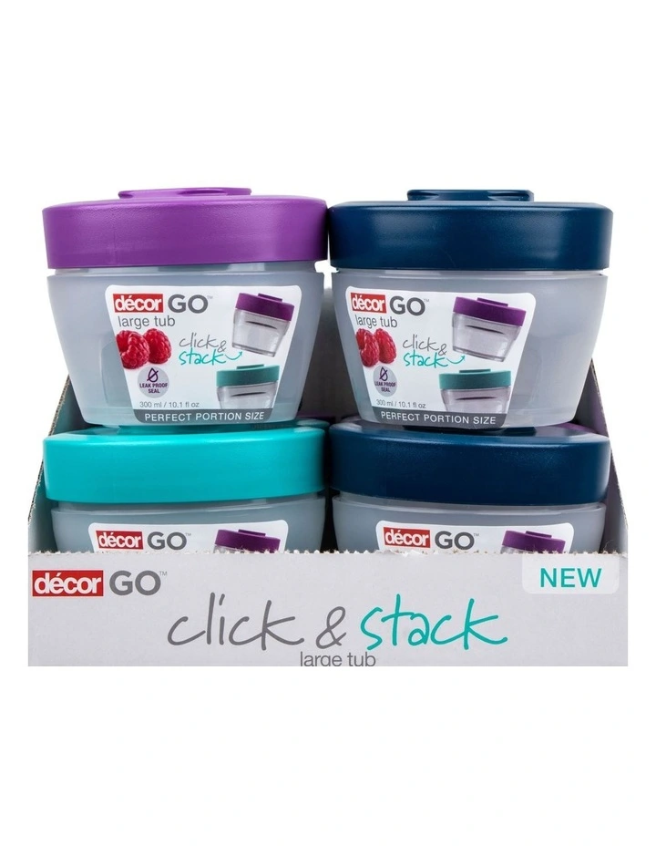 Decor Go Snack Tub Large Round 300ml Assorted 6 Decor Go Snack Tub Large Round 300ml Assorted - Image 6
