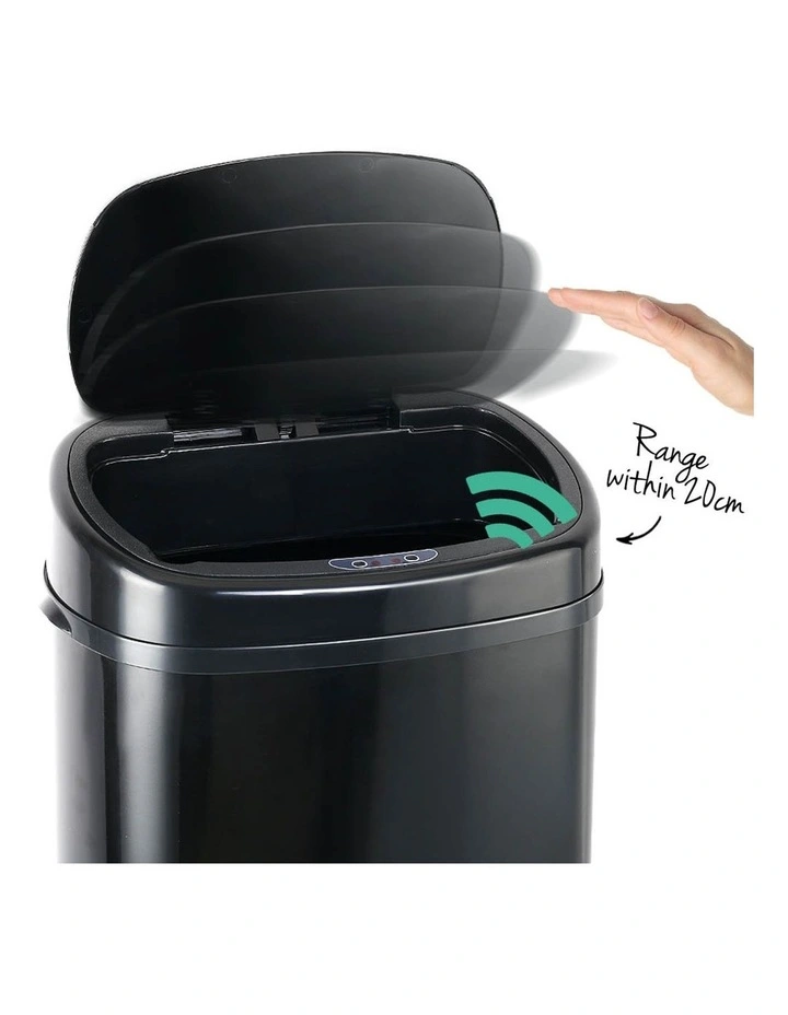 Devanti 58L Motion Sensor Rubbish Bin - Image 4
