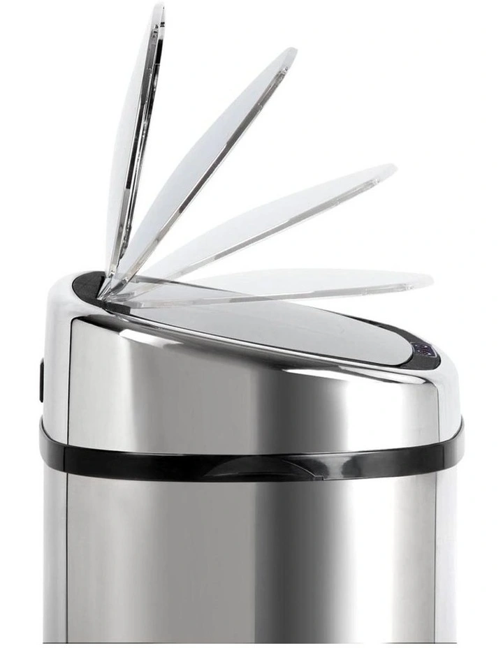 Devanti 68L Stainless Steel Motion Sensor Rubbish Bin - Image 5