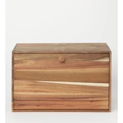 The Cooks Collective Acacia Wood Bread Bin