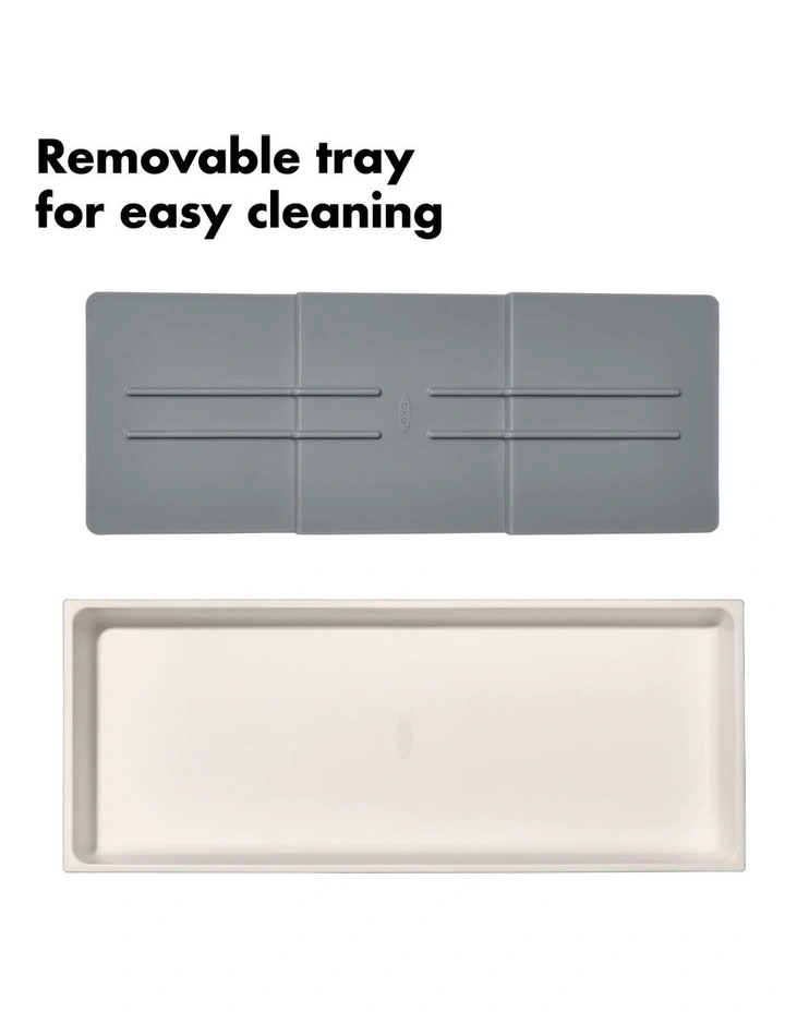 OXO Compact Spice Drawer Organiser In White/Grey 7 OXO Compact Spice Drawer Organiser In White/Grey - Image 7