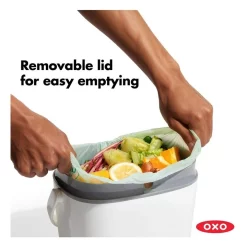 OXO Good Grips Easy Clean Compost Bin In White 12 OXO Good Grips Easy Clean Compost Bin In White -ChefX Shop unnamed file 1216