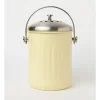Vue Stainless Steel Compost Bin 5L In Wax Yellow