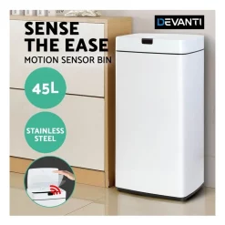 Devanti 45L Sensor Bin White 7 Devanti 45L Sensor Bin White -ChefX Shop unnamed file 1229