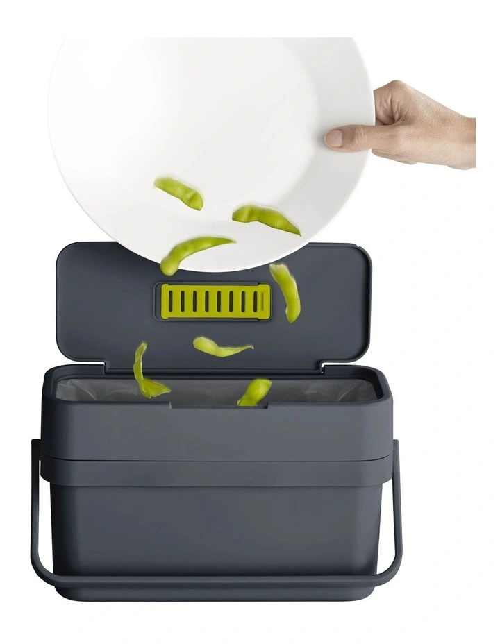 Joseph Joseph Compo 4 Food Waste Caddy Graphite - Image 2