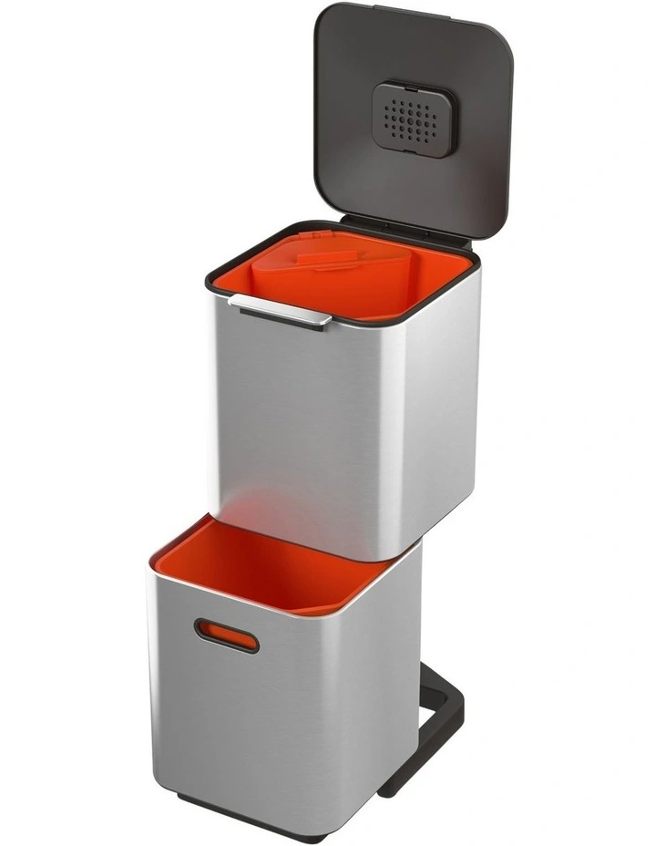 Joseph Joseph Totem Compact 40L Stainless Steel Bin