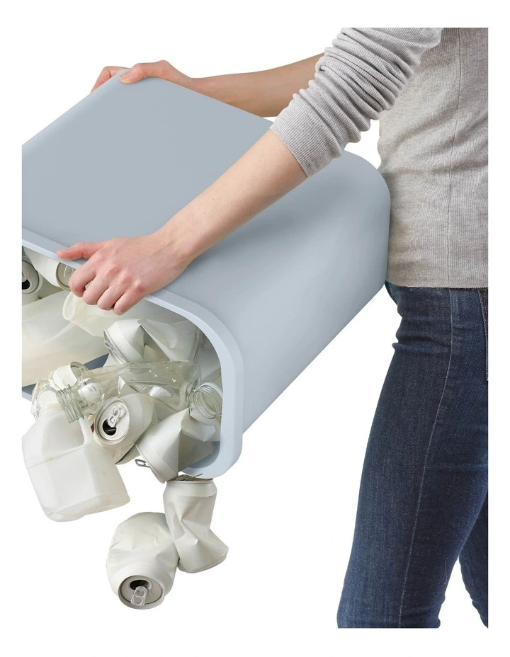 Joseph Joseph GoRecycle 46L Recycling Collector & Caddy Set Blue - Image 5