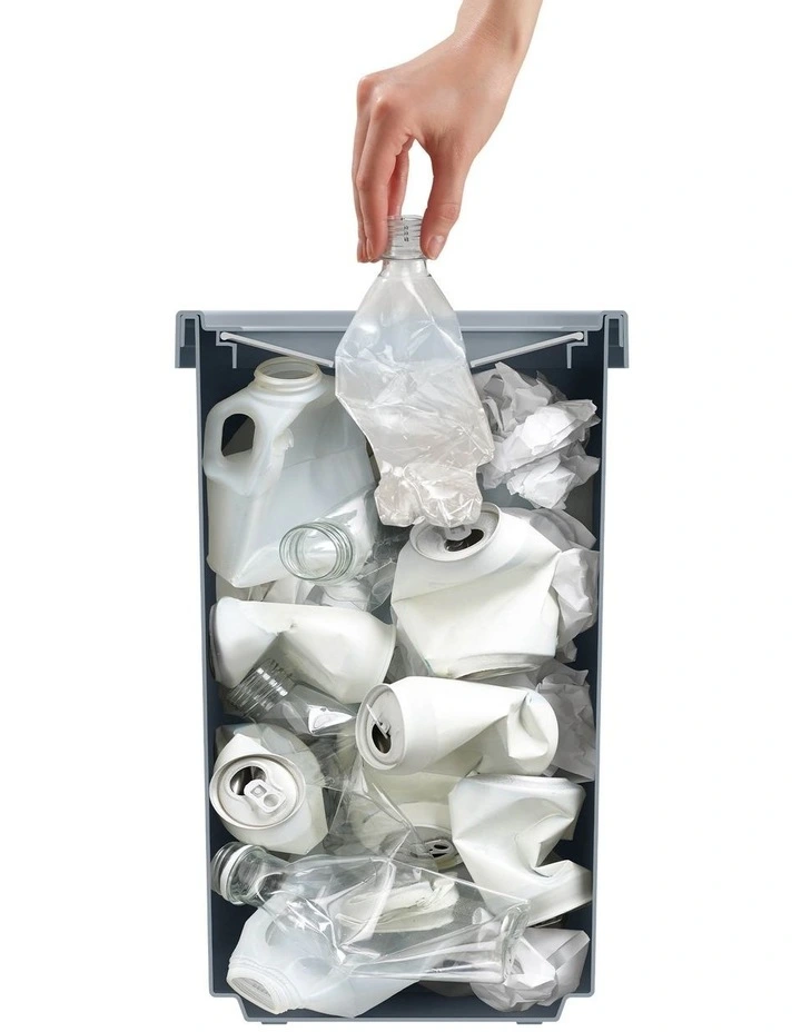 Joseph Joseph GoRecycle 46L Recycling Collector & Caddy Set Blue - Image 6