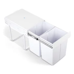 Cefito Set Of 2 20L Twin Pull Out Bins
