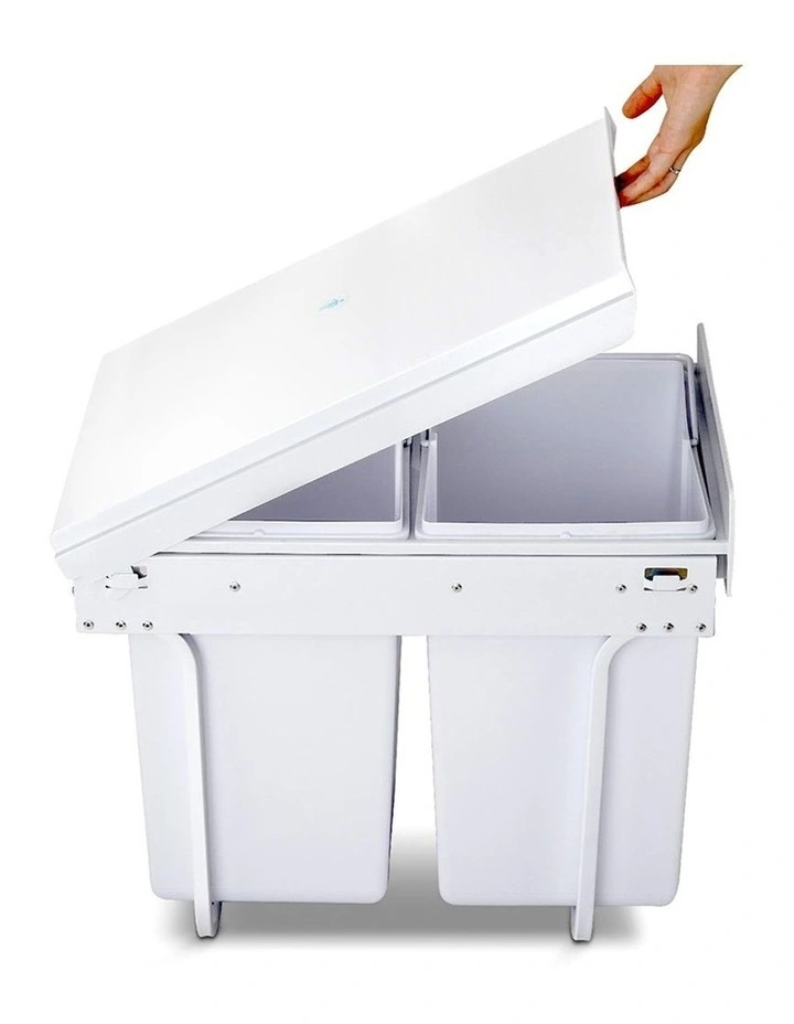 Cefito Set Of 2 20L Twin Pull Out Bins - Image 3