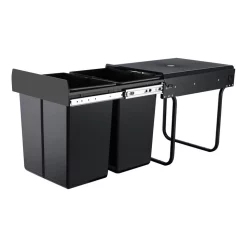 Cefito 2X20L Pull Out Bin Kitchen Double Dual Twin Bins