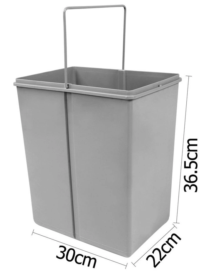 Cefito Set Of 2 20L Twin Pull Out Bins - Image 4