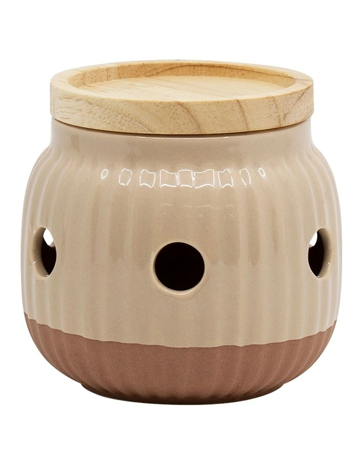 Salt&pepper Amana Garlic Keeper 10x9.5cm Dusty Rose