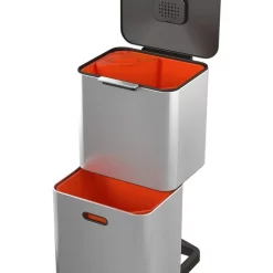 Joseph Joseph Totem Max 60L Stainless Steel Bin