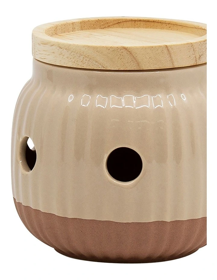 Salt&pepper Amana Garlic Keeper 10x9.5cm Dusty Rose - Image 2