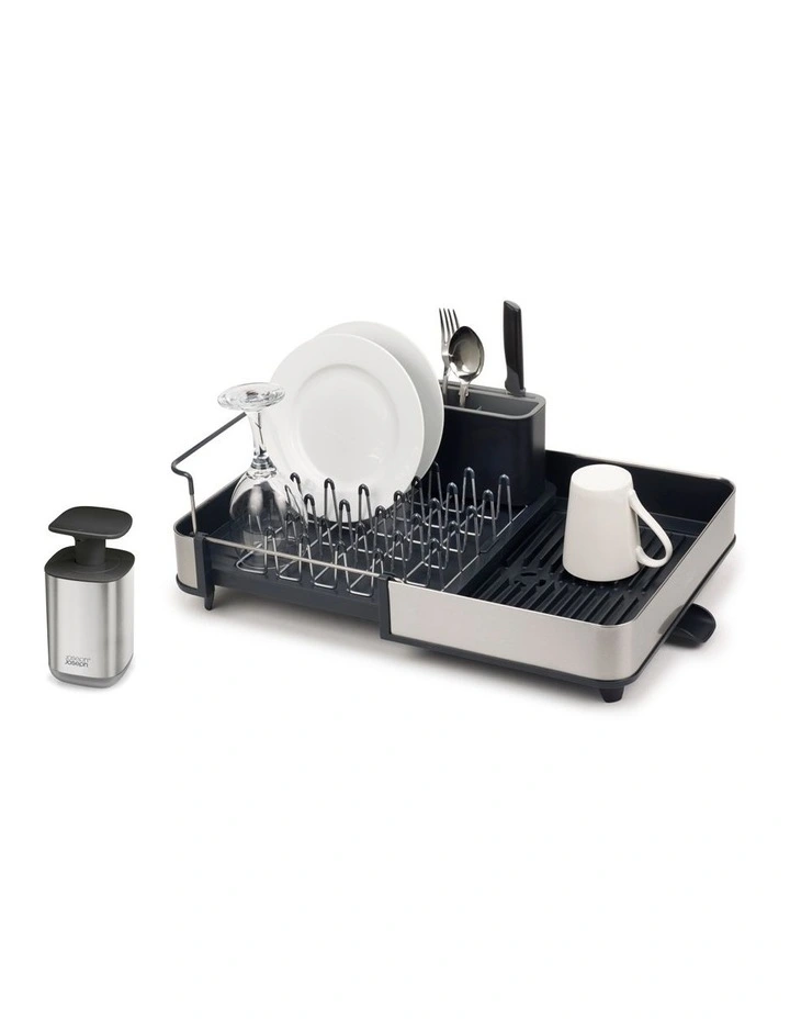 Joseph Joseph Rethink Your Sink 2 Piece Sink Organisation Set Silver - Image 3