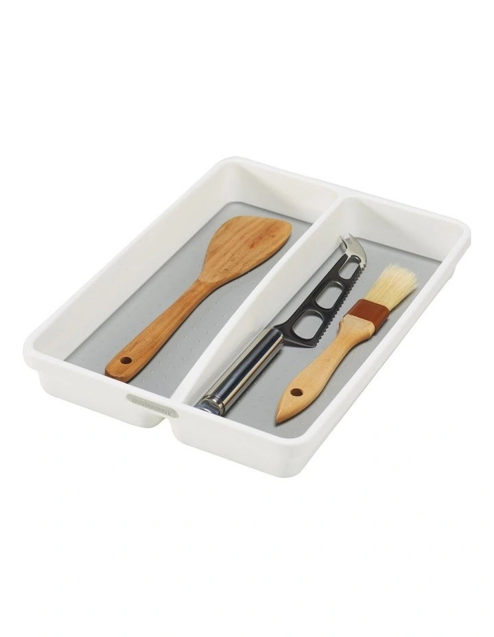 Madesmart Mini Utensil Tray 32.4 X 23 X 4.8cm In White