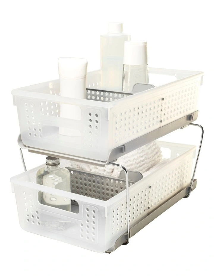 Madesmart Two Level Storage With Dividers 1 Madesmart Two Level Storage With Dividers