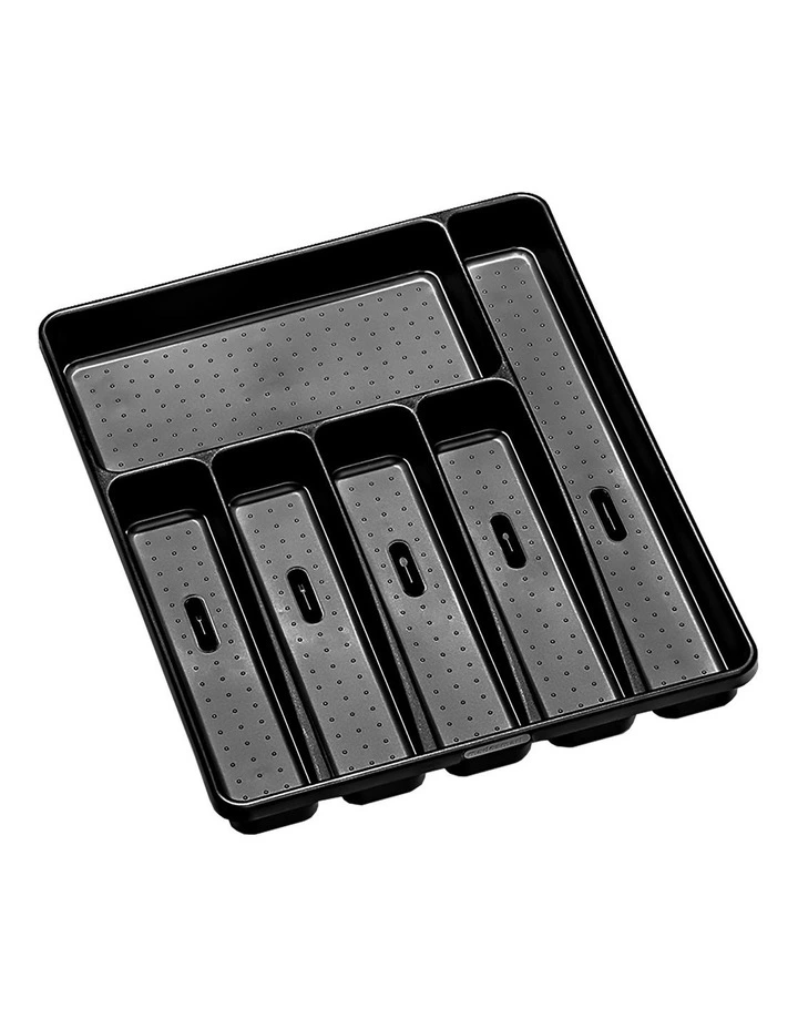 Madesmart 6 Compartment Cutlery Tray In Carbon