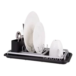 D.line Aluminium Compact Dish Rack W/ Draining Board