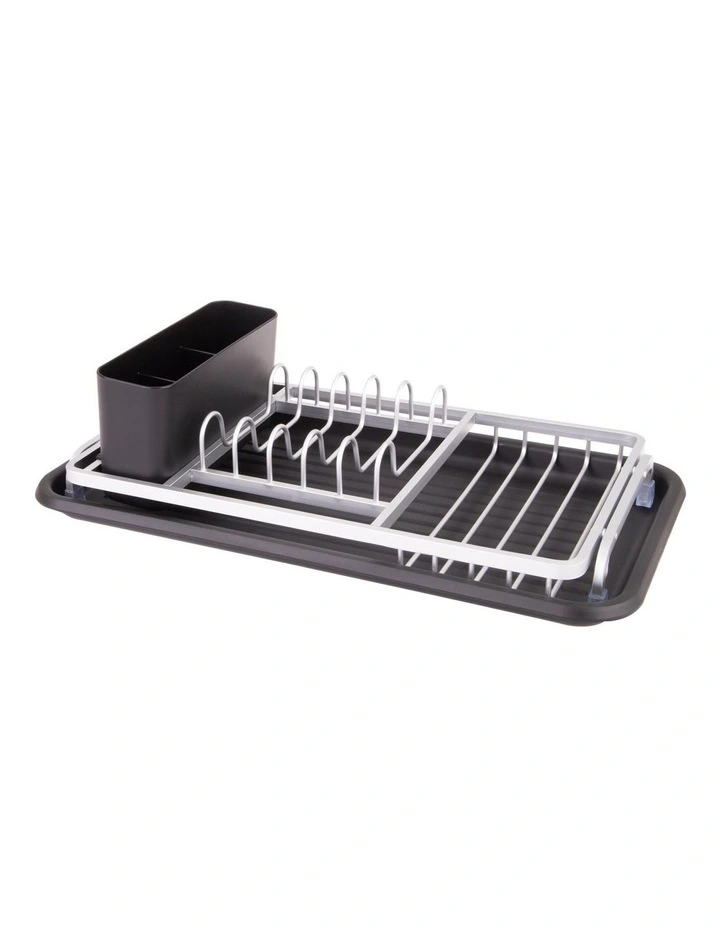 D.line Aluminium Compact Dish Rack W/ Draining Board 3 D.line Aluminium Compact Dish Rack W/ Draining Board - Image 3