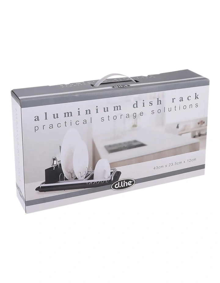 D.line Aluminium Compact Dish Rack W/ Draining Board 4 D.line Aluminium Compact Dish Rack W/ Draining Board - Image 4