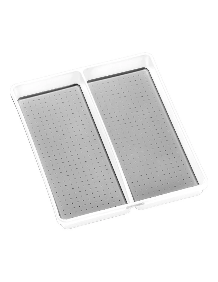 Madesmart Large 2 Compartment Utensil Tray White 2 Madesmart Large 2 Compartment Utensil Tray White - Image 2
