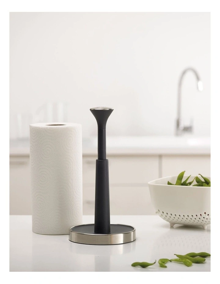 Joseph Joseph Push&Tear Kitchen Roll Holder Grey - Image 5