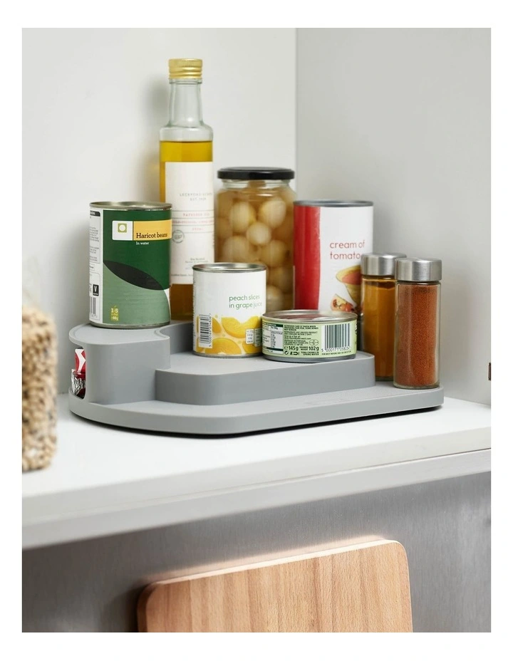 Joseph Joseph CupboardStore Rotating Organiser Grey - Image 3