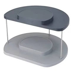 Joseph Joseph CupboardStore 2-Tier Rotating Organiser Grey