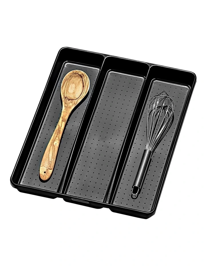 Madesmart Large Utensil Tray 41x33x4.5cm In Carbon - Image 2