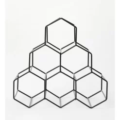 The Cooks Collective Metal Wine Rack In Black