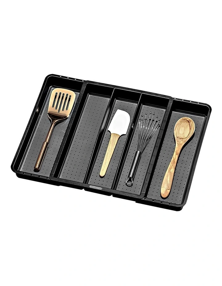 Madesmart Expandable Utensil Tray 41x34x5cm In Carbon - Image 3