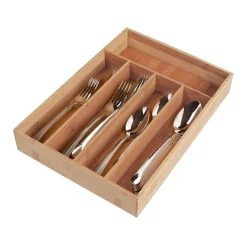 Living Today Bamboo Cutlery Tray