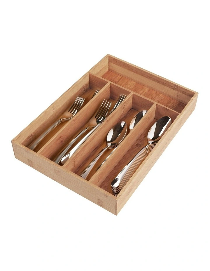 Living Today Bamboo Cutlery Tray