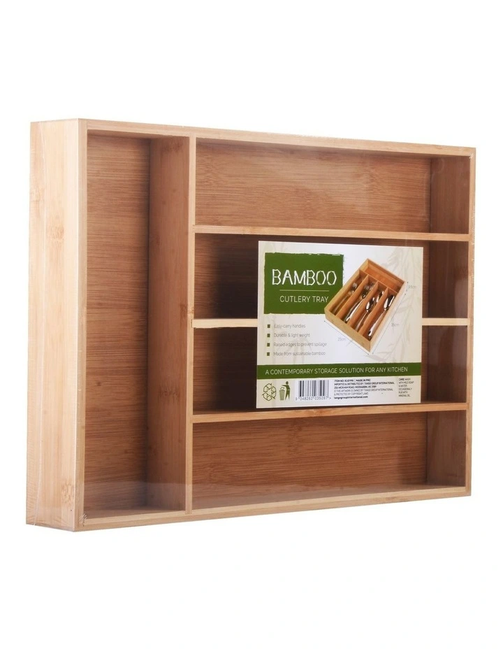Living Today Bamboo Cutlery Tray - Image 3