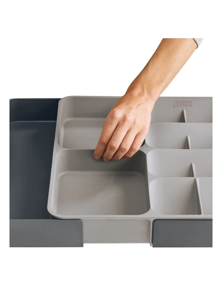 Joseph Joseph DrawerStore Expanding Cutlery, Utensil & Gadgets Organiser Grey - Image 2