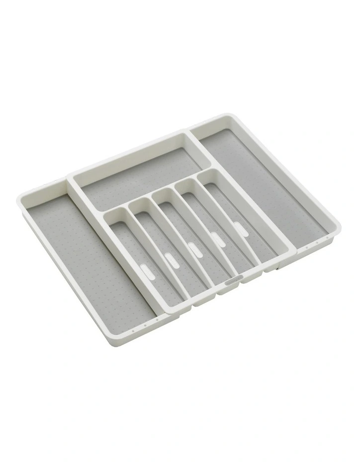 Madesmart Expandable Cutlery Tray White