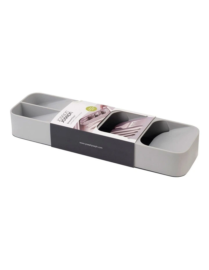 Joseph Joseph DrawerStore Compact Cutlery Organiser Grey - Image 2