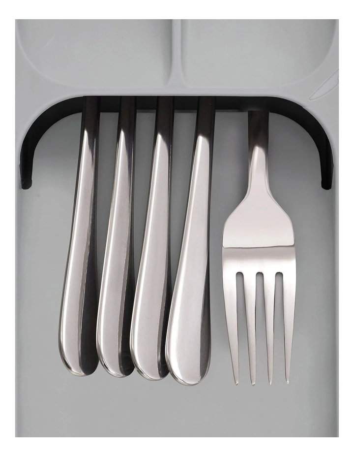 Joseph Joseph DrawerStore Compact Cutlery Organiser Grey - Image 3