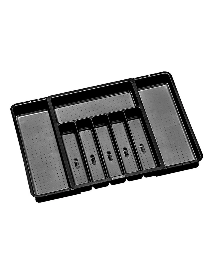 Madesmart Expandable Cutlery Tray 41x34x5cm In Carbon